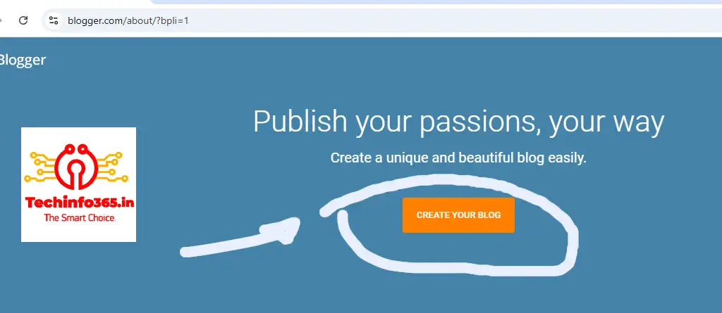 How To Create A Blog techinfo365.in