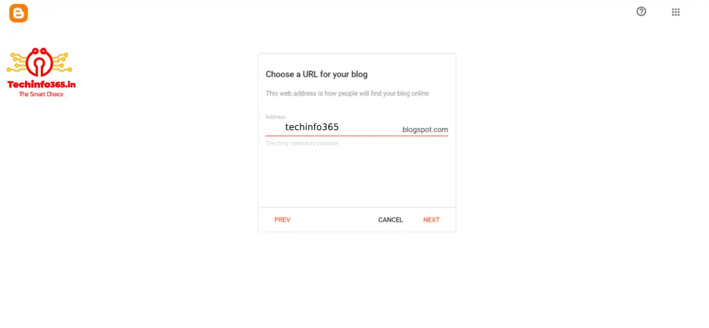 How To Create A Blog techinfo365.in