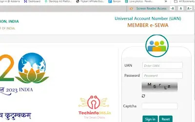 Visit Homepage Of UAN Portal
