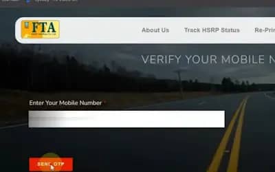 HSRP stands for High-Security Registration Plate