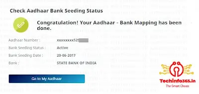 How to Check Aadhaar Bank Seeding Status Check